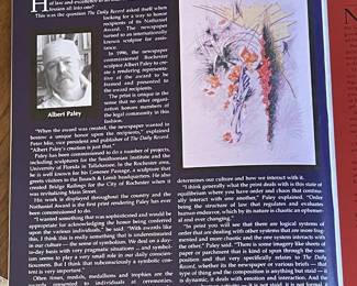 Deciphering a Work of Art - Regarding Albert Paley's signed print 