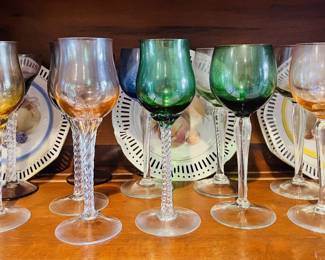 MURANO Glass Stemware