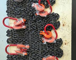 2026 LandHonor LHR-G80 7 ft Double Legs Lifting Chain Sling Qty 8, Unused