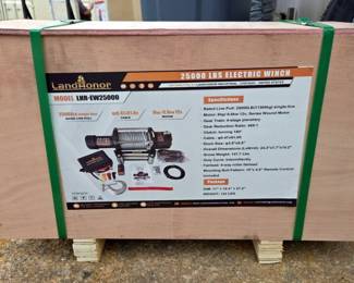 2026 LandHonor LHR-EW25000 25000LBS Electric Winch, Unused