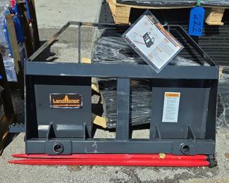 2026 LandHonor BS-12-2500G Skid Steer Bale Spear, Unused