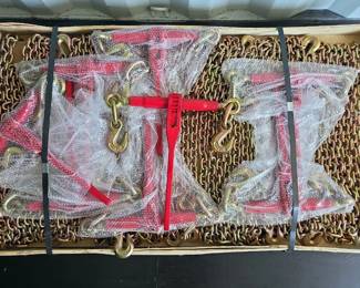 2026 LandHonor LHR-RC5400 5400 LB Ratchet Binders & 5/16" G70 Chains, Qty 24, Unused