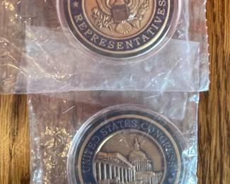 United States Congress and House of Representatives Commemorative Medallions