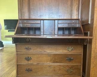 Chippendale Style Secretary Desk