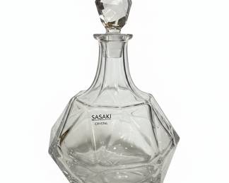 Sasaki Crystal Decanter