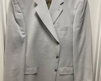 Peerless Couture International Men's Seersucker Blazer