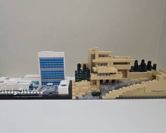 LEGO Architecture United Nations Headquarters and Fallingwater Set