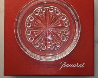 Baccarat Rosace Crystal Wine Bottle Coaster