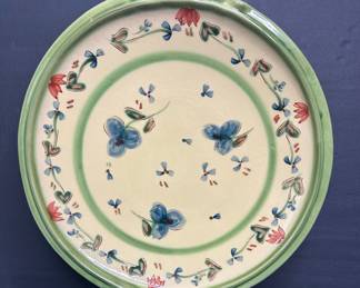 Ambiance Collections "Guirlandes Bleues" by Nanette Vacher Salad Platter