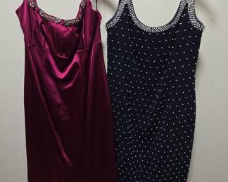 David Meister Embellished Dresses