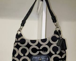 Coach Kristin Op Art Hobo Bag