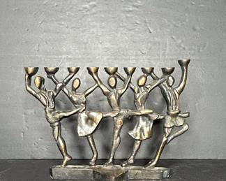 David Klass "Hora Dancers" Menorah