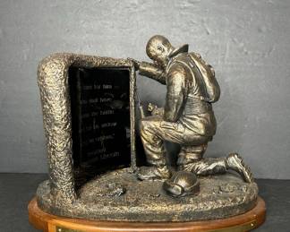 Scott Stearman "Tears From A Grateful Heart" Bronze Sculpture