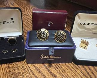 Cufflink and Stud Sets (Stanley Blacker, Babolle Wasserman, Gentry)