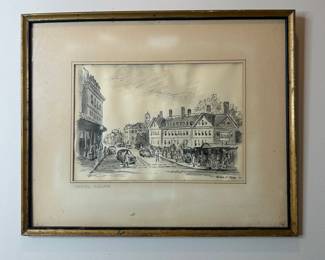 Washington Square Sketch by Cynthia F. Cooley