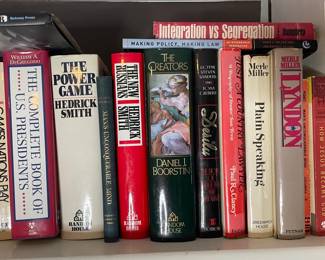 Collection of Non-Fiction Books on Presidents, Politics, and History