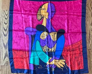 Picasso "Femme Assise" Silk Scarf