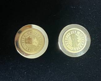 Fisk University Crest Cufflinks
