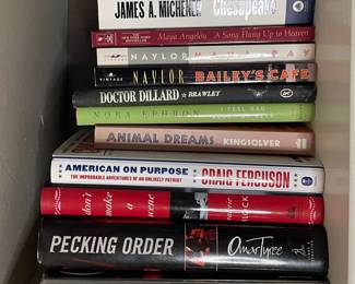 Assorted Fiction and Non-Fiction Books