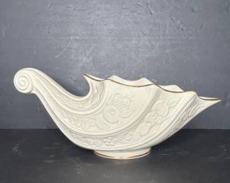 Lenox Fruits of Life Cornucopia Fine Ivory China Dish
