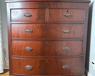 Mahogany Bowfront Chest of Drawers