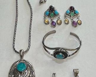 Sterling Silver Jewelry includes Nete & Nakai pieces
