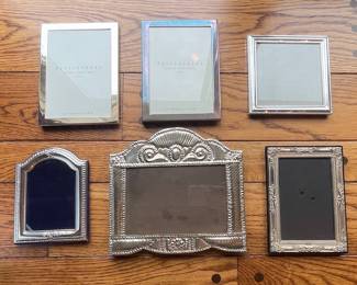 Pottery Barn Modern Silver Frames
