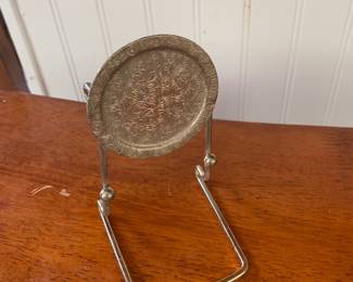 Silver Toned Display Stand