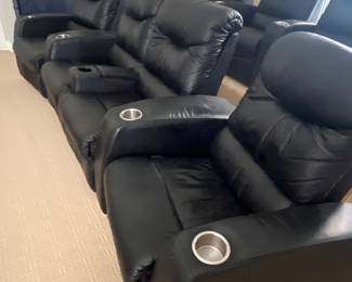 Movie Seats-reclining leather chairs