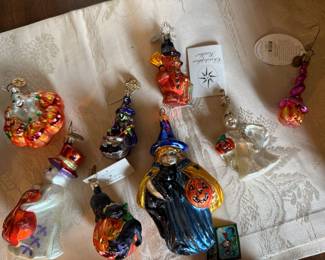 Halloween Radko ornaments