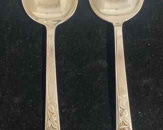 Sterling Silver Flatware Serving Spoons