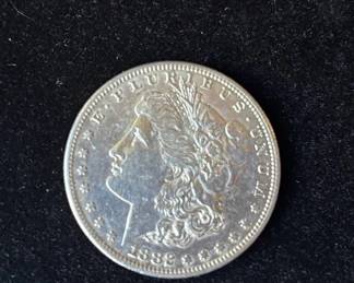1882 Morgan Silver Dollar Coin