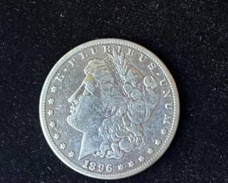 1896 Morgan Silver Dollar US Coin