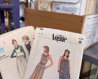 Vintage sewing patterns