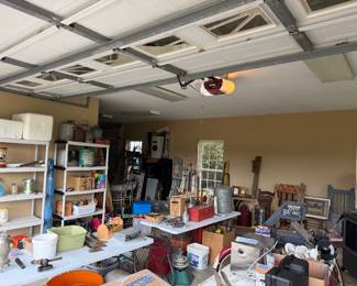 Have fun picking through the garage!
