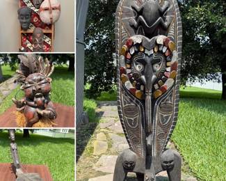 African/Oceanic pieces.