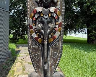 Oceanic Ceremonial Shield (Papau New Guinea)