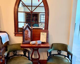 Antique parlour chairs