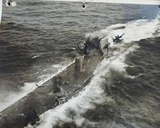 one of over fifty coast guard photos of engagements with German u boats
