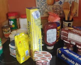 Misc Food Products in jars, bottles and cans