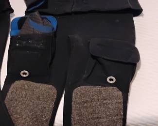 Full heavy 10 mil wet suit for great depths and ice diving