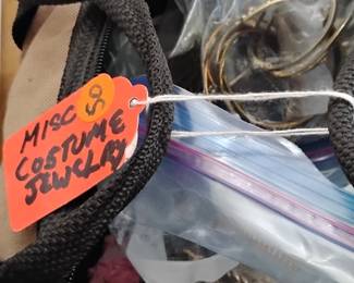 Big box full of costume jewelry
