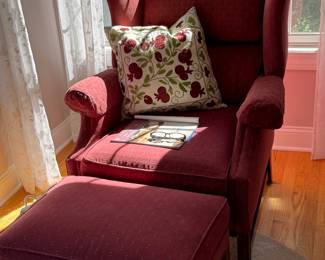 Perfect chair and ottoman for reading