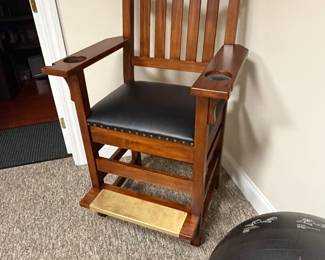 Brunswick Player's Chair, one of two. This is a reproduction from player's chairs from 1923.