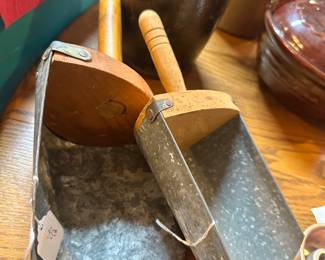 Vintage galvanized scoops