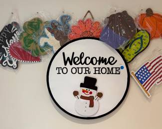 Seasonal wall hanging (each season is changeable)