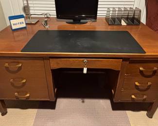 Vintage oak desk