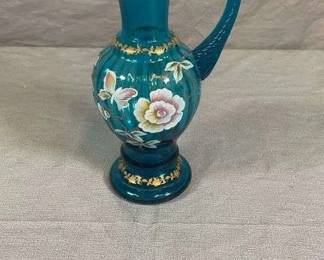 Fenton Hand Painted Pitcher