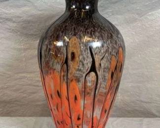 Stunning Oversized Art Glass Vase