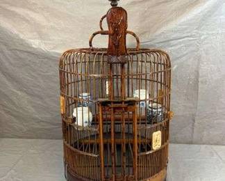 VTG Bamboo Bird Cage